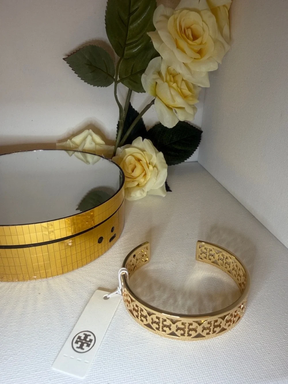 Tory Burch gold tone